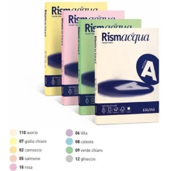 Rismacqua  - A4 coloured cardboard light green colour 200 g/mq  - 125 sheets