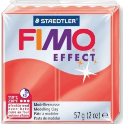 Fimo Effect  - modelling clay 204 Translucent Red 57 g