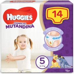 Huggies - panty diapers - size 5 (12-17kg) - 14 diapers