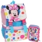 Kit Expandable Backpack + Pencil Case 3 Zip Minnie