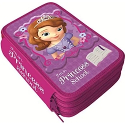 Pencil Case 3 Zip Princess Sofia