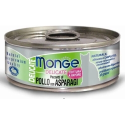 delicate chicken and asparagus for cats 80 gr