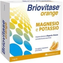 briovitase orange - magnesium and potassium supplement 14 sachets