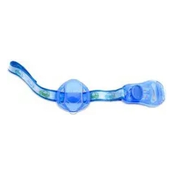 soother saver clip blue color