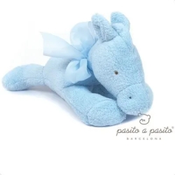 horse Stuffed Carillon blue