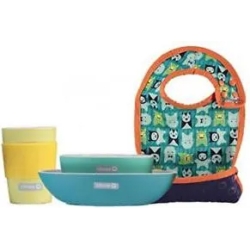 Pop-in Monster Herman - baby tableware set