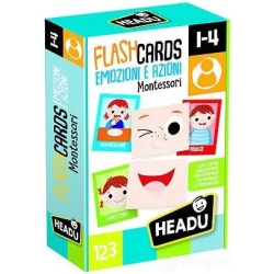 Flashcards Montessori - Emotions and Actions 1-4 years