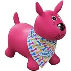 Mon Chien Sauteur - inflatable ride on dog Pink
