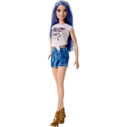 barbie Fashionistas Doll 88 - Original with Purple Glittery Hair
