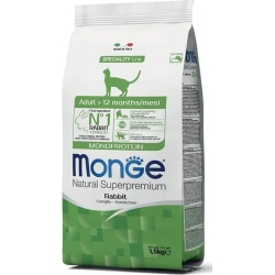 Natural Superpremium cat Adult monoprotein rabbit dry foof 1,5kg