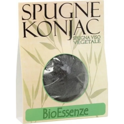 Black Konjac Sponge - facial sponge for young skin