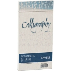 Calligraphy Smooth natural parchment - 11x22 cm - pack of 25 envelopes