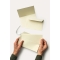 Calligraphy Millerighe White 11x22 cm - pack of 25 envelopes