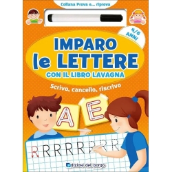 Imparo le lettere - educational book for letters learning 4-6 years