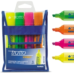 video - 4 highlighters assorted colors