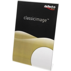 L shaped base brochure holder - A6