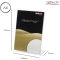 L shaped base brochure holder - A6