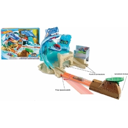 Hot wheels city shark beach battle playset