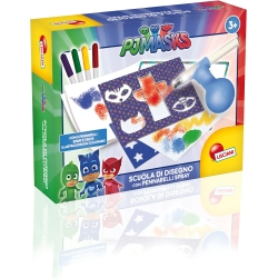 Pj Masks - drawing school with spray markers