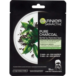 Pure Charcoal hydrating mattifying tissue mask for oily to combination skin