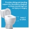 toilet seat riser h12.5 cm