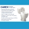 toilet seat riser h12.5 cm
