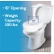 toilet seat riser h12.5 cm