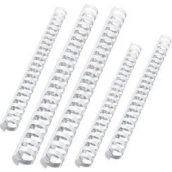 spiral binding 21 ring 38mm a4 white 50 pieces
