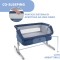 mini cradle next 2 me dream - navy 0m+