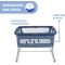 mini cradle next 2 me dream - navy 0m+