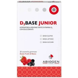 d3base junior vitamin D3 supplement 30 gummy candies berries