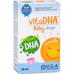 VitaDHA Baby drops - Omega 3 DHA & Vitamin D3 for newborns (0-12 months)
