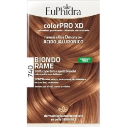 ColorPRO XD - permanent hair dye with hyaluronic acid 740 copper blond
