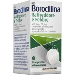 neoborocillina raffreddore e febbre 8 effervescent tablets