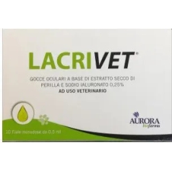 Lacrivet 10 single dose vials of 0.5 ml