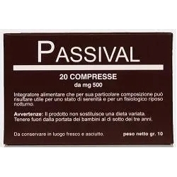 Passival 20 tablets - aid sleep supplement