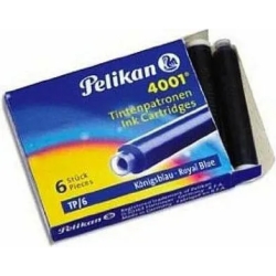 fountain pen refill 4001 blue - pack of 10 box