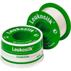 Leukosilk - bandage reel 2,5 cm x 500 cm