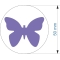 craft punch 50mm - butterfly