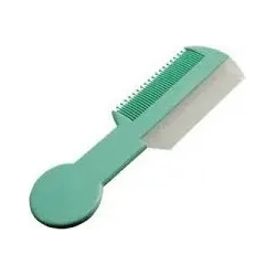 Comb with rounded and soft teeth