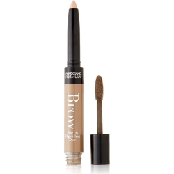Eye Booster feather Brow Fiber & Highlighter duo light brown