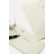 Calligraphy lino  ivory  pack of 25 envelopes