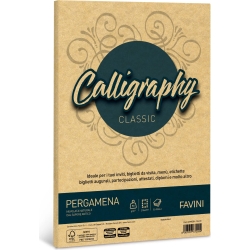 Calligraphy sheets of parchment paper Size A4 90g gold