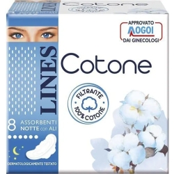 Cotone - night pads with wings 8 pieces