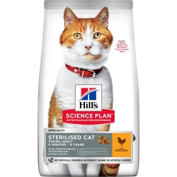 science plan sterilised young adult cat 300 g