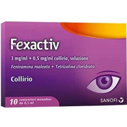 Fexactiv eye drops 10 single use ampoules 0,5 ml