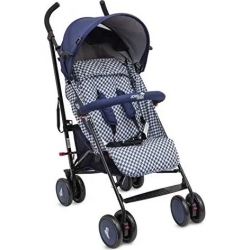 musino joyello lightweight stroller white & blue