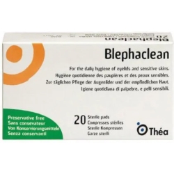 Blephaclean 20 sterile pads for the eyes