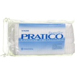 Family Pratico - 60 precut cotton pads 10x10 cm