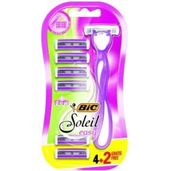 Bic Soleil Easy razor with 6 replacement heads